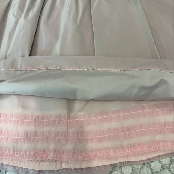 Pink Tartan Skirt, Lined, Size 10 - Picture 7 of 8